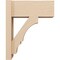 Ekena Millwork 8-in W x 18-in D x 22-in H Balboa Block Rough Cedar Woodgrain TimberThane Outlooker, Primed Tan OUTUR080X18X22BOA44RCPR - alternate 3